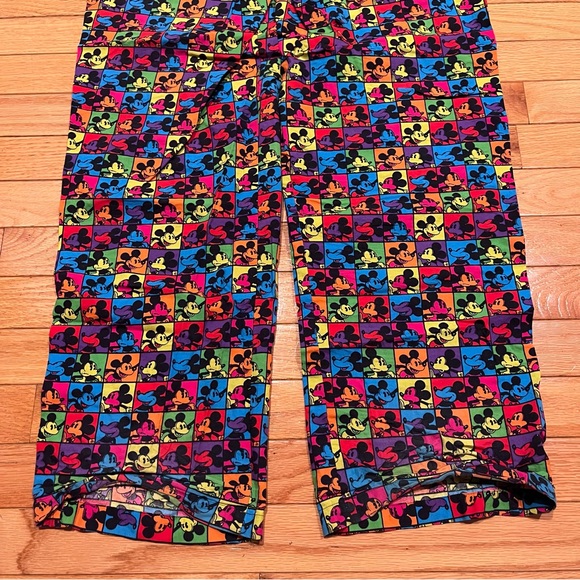 Multi-color Neon Mickey Mouse Disney Pants with Pockets - Picture 9 of 9